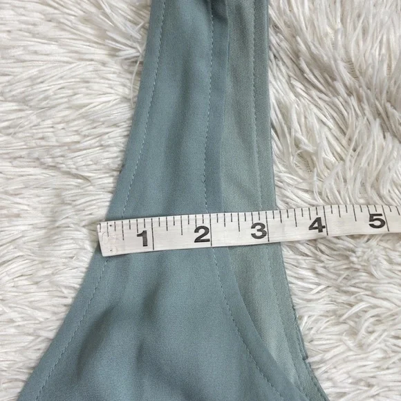 Show Me Your MuMu Kendall Maxi Dress Silver Sage - Picture 7 of 9